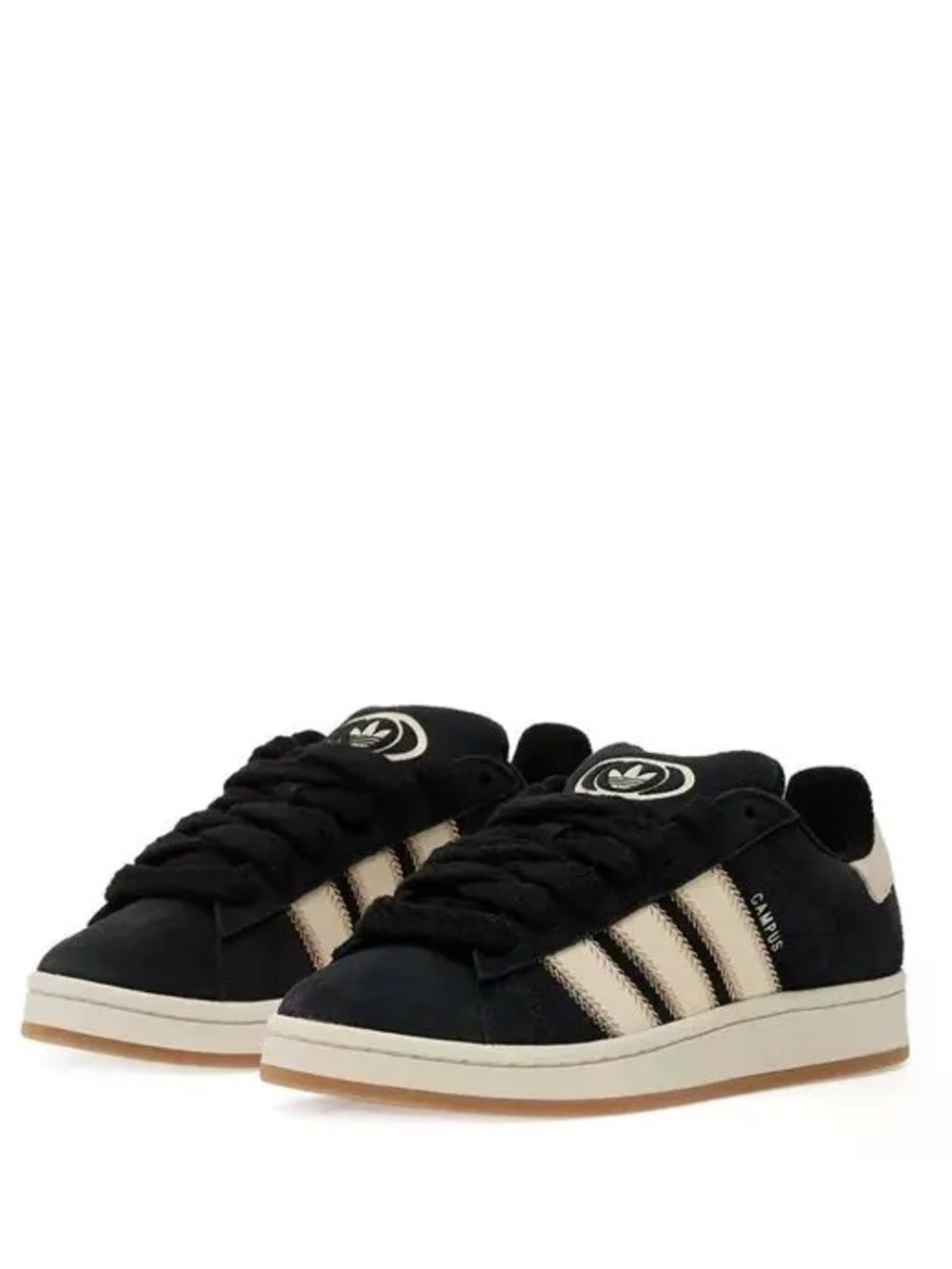 adidas Kids Black and Yellow Low-Profile Sneakers